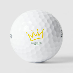 'Queen of the Green' Fun Golf Tournament Favor Balls