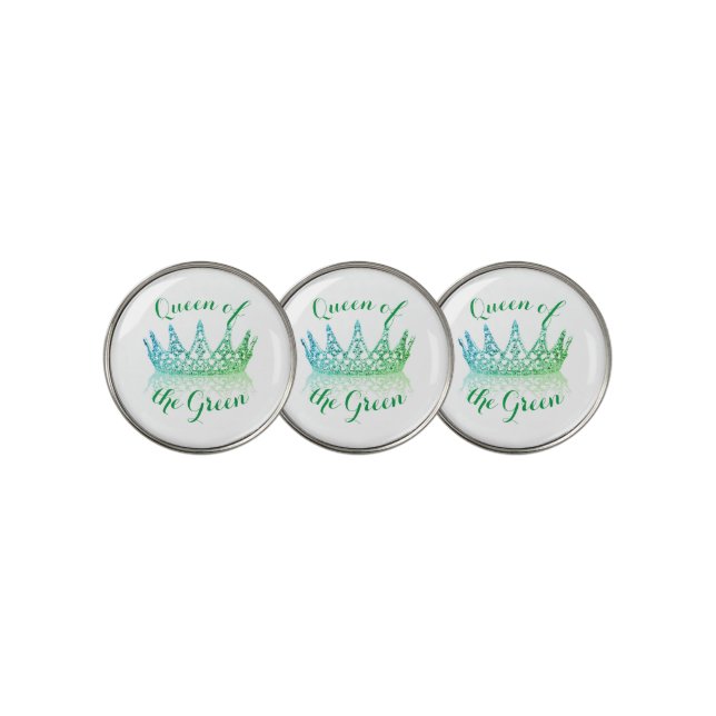 Queen of the Green Golf Ball Marker (3 Up)