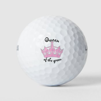 Queen Of The Green Golf Balls by NatureTales at Zazzle