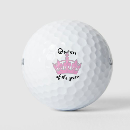 Queen of the green golf balls