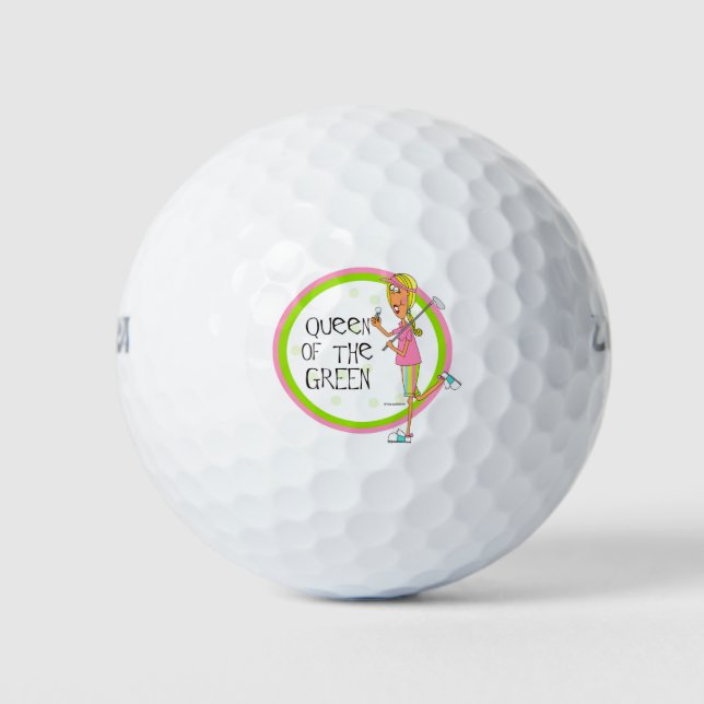 Queen of the Green golf balls (Front)