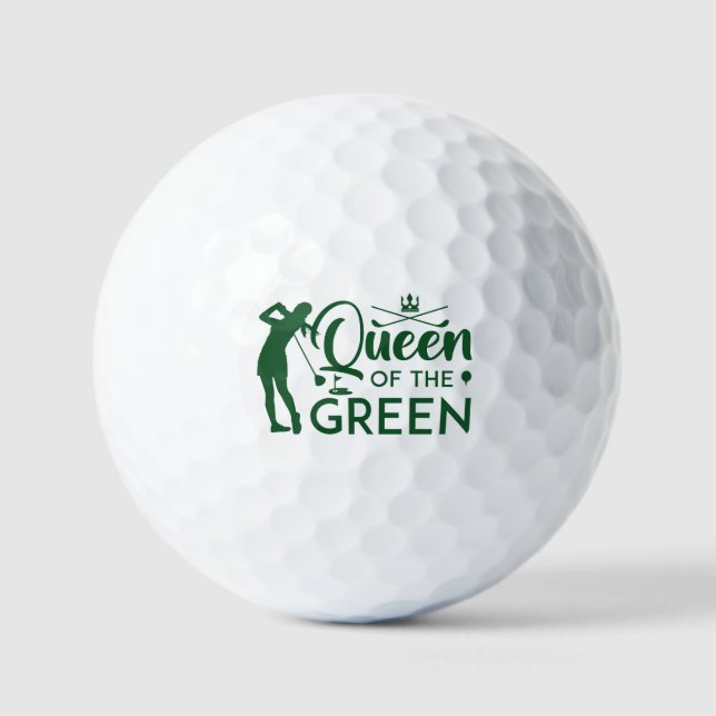 Queen Of The Green Golf Balls (Front)