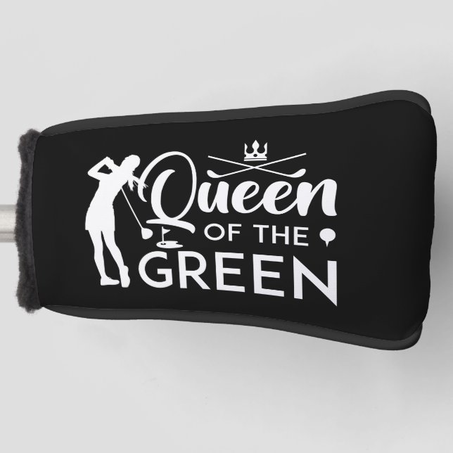 Queen Of The Green Golf Head Cover (Front)