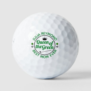 Queen of the Green mom golfer gift  Golf Balls