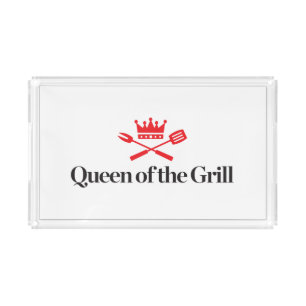 Queen of the Grill Acrylic Tray