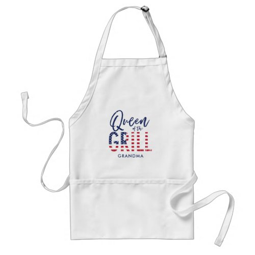 Queen of the grill adult apron