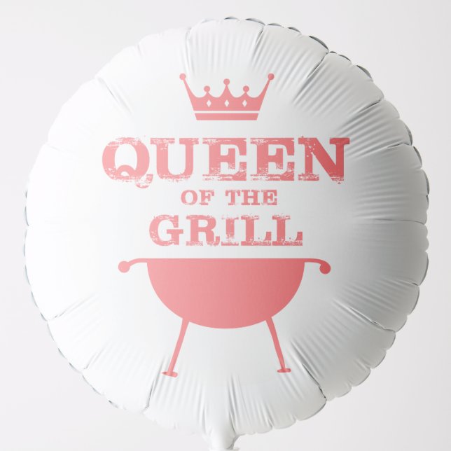Queen Of The Grill, Pink Balloon (Front)