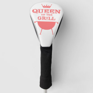 Queen Of The Grill, Pink Golf Head Cover