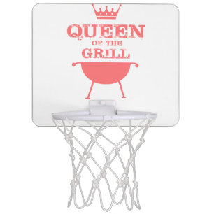 Queen Of The Grill, Pink Mini Basketball Hoop