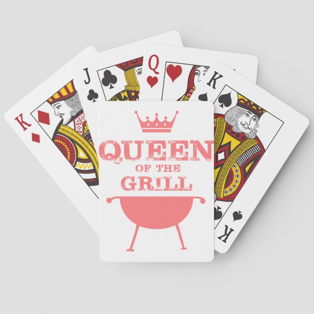 Queen Of The Grill, Pink Poker Cards (Back)