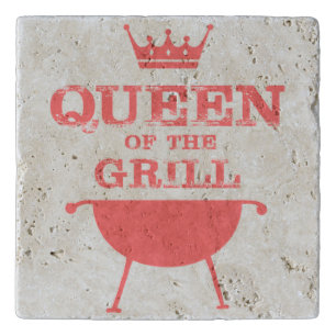 Queen Of The Grill, Pink Trivet