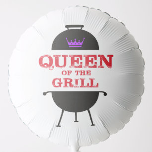 Queen Of The Grill, Purple Crown Red Balloon