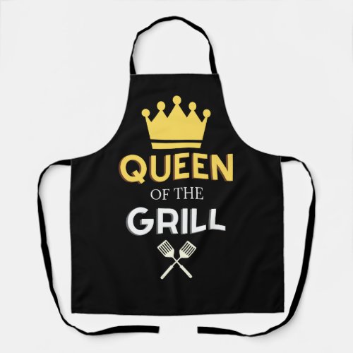 Queen of the Grill Womens Apron