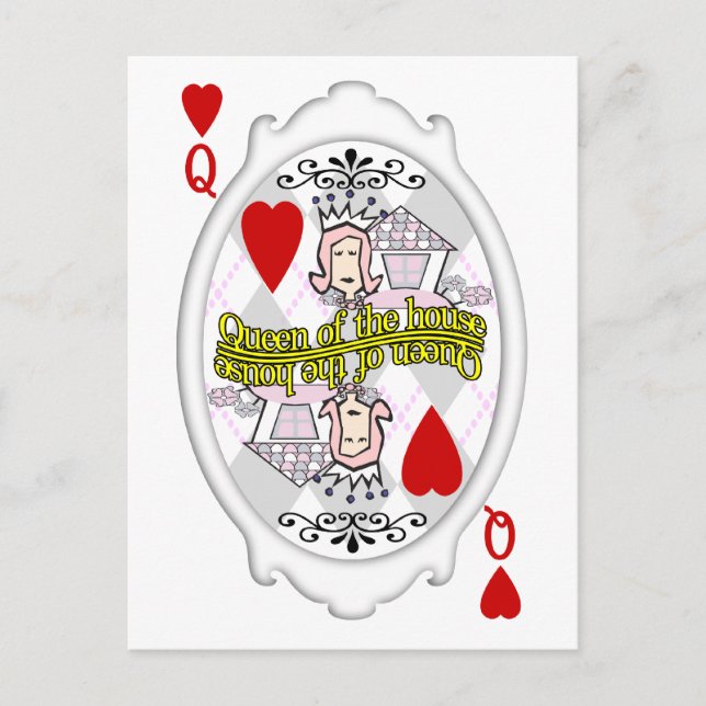 Queen of the House Postcard (Front)