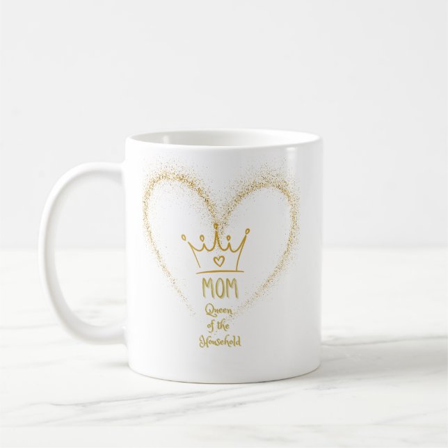 Queen Of The Household Coffee Mug (Left)