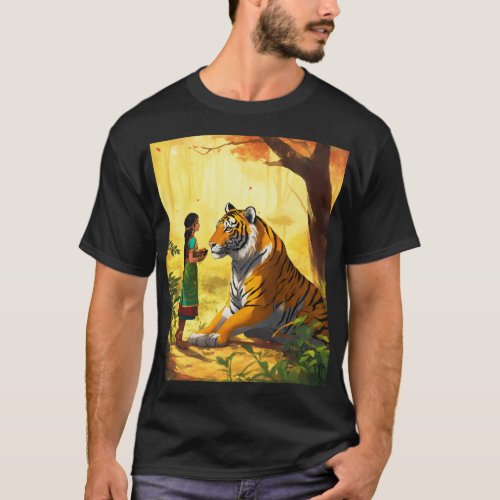 Queen of the Jungle Lion Design Unisex Tee for He