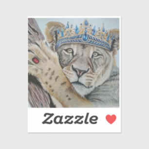Queen of the Jungle Sticker