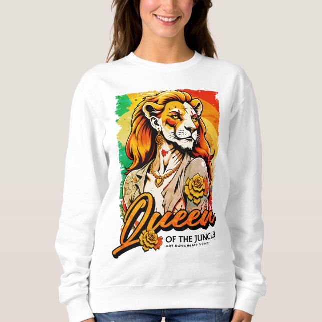 Queen of the Jungle Sweatshirt (Front)
