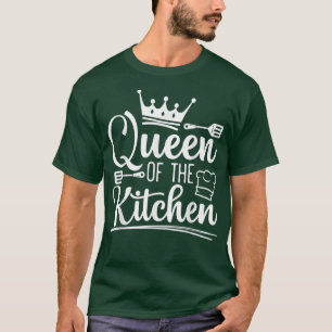 Queen Of The Kitchen Cooking Master Chef Hat Cook T-Shirt