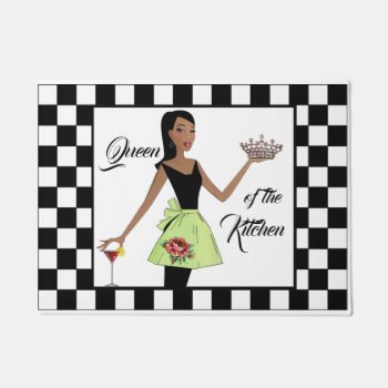 “queen Of The Kitchen” Diva Doormat by LadyDenise at Zazzle