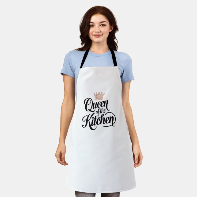 Queen of the Kitchen - Elegant Design  Apron (Worn)