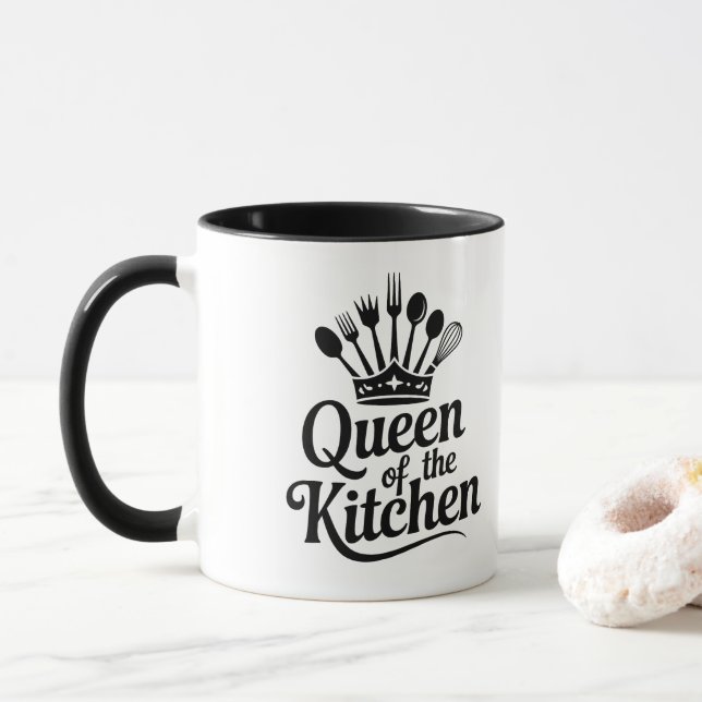 Queen of the kitchen  mug (With Donut)