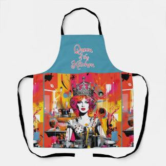 Queen of the Kitchen" Pop Art Apron