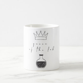 'queen of the lab' coffee/tea mug