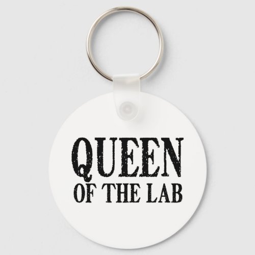 Queen of the Lab Keychain