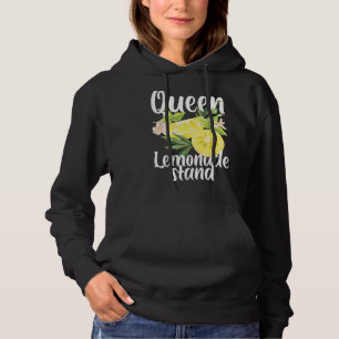 Queen Of The Lemonade Stand Lemon Juice Citrus Fou Hoodie