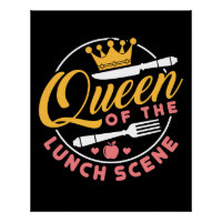 Queen of the Lunch Scene Cute Lunch Lady