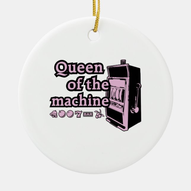 Queen Of The Machine Ceramic Ornament (Front)