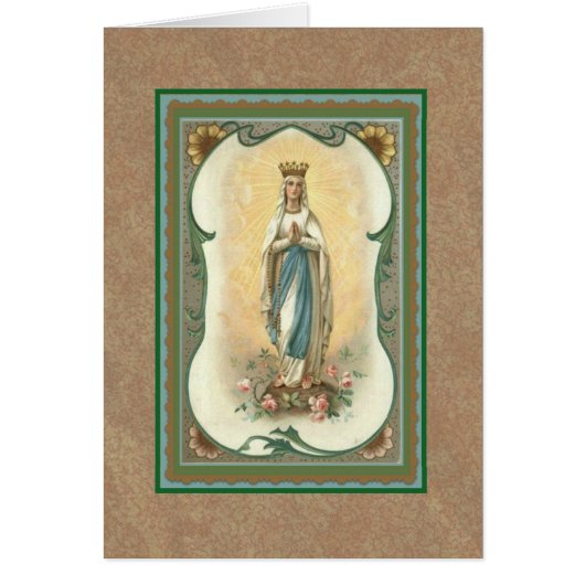 Queen of the Most Holy Rosary Prayer (Front)