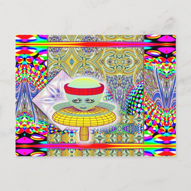 Queen of the Mushroom People  Postcard (Front)