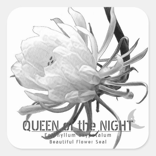 Queen of the Night スクエアシール Square Sticker