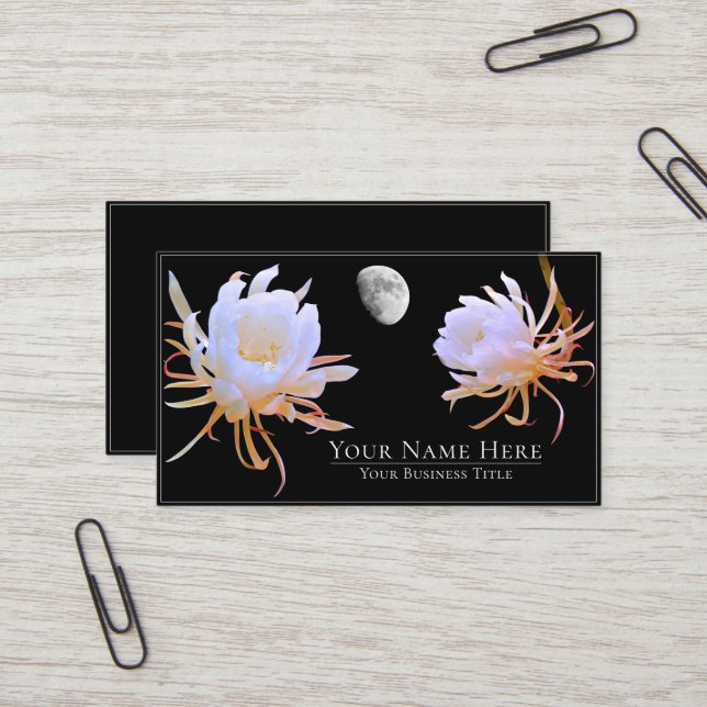 Queen of the Night 名刺 Business Card (Front/Back In Situ)