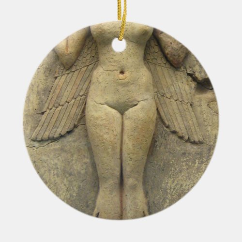 Queen Of The Night _ Burney Relief Lilith Ceramic Ornament