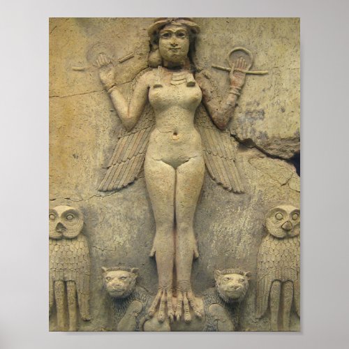 Queen Of The Night _ Burney Relief Lilith Poster