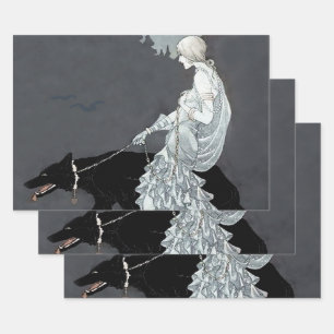 “Queen of the Night” by Marjorie Miller Wrapping Paper Sheets