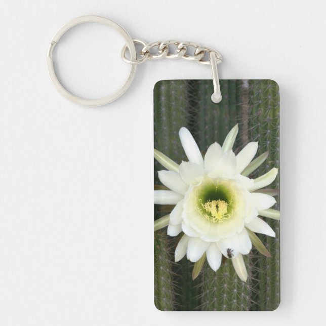 Queen Of The Night Cactus Flower, Karoo Region Keychain (Front)