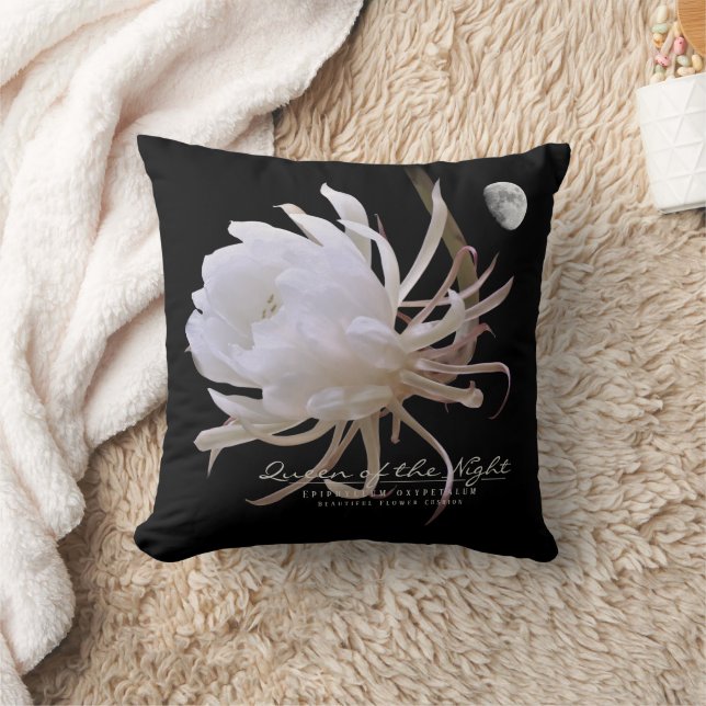 Queen of the Night Throw Pillow (Blanket)