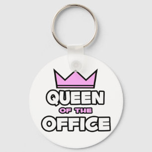 Queen of the Office Keychain