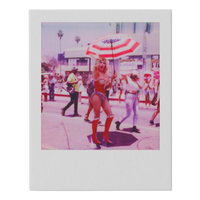 Queen of the parade faux canvas print (Front)