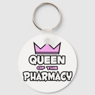 Queen of The Pharmacy Keychain