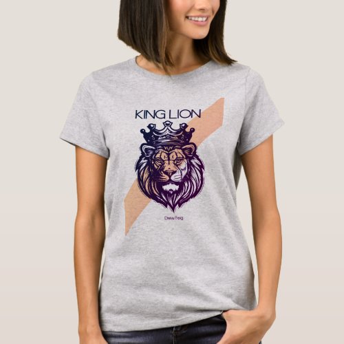 Queen of the Pride Lioness T_Shirt Design