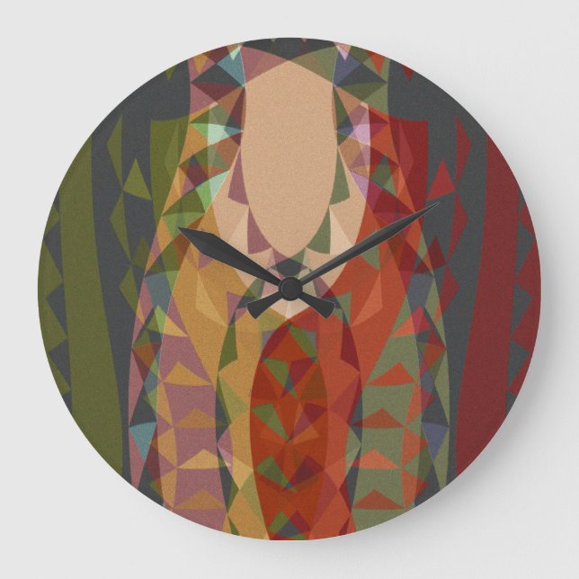 Queen of the Quilting Bee Large Clock (Front)