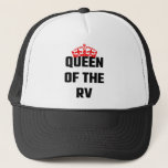 Queen Of The Rv Trucker Hat at Zazzle