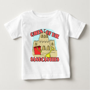 Queen Of The Sandcastles Baby T-Shirt