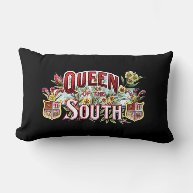 Queen of the South Lumbar Pillow (Front)