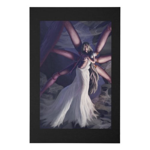 Queen of the Spiders Temptress Fantasy Faux Canvas Print